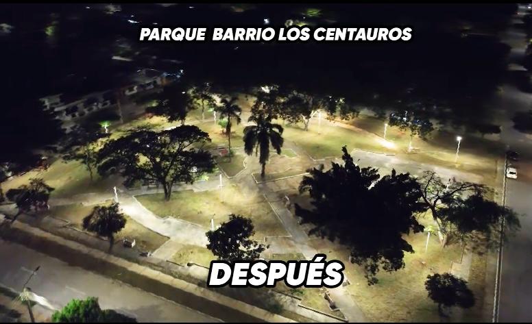 Obra Exclusiva de Expansión del Servicio de Alumbrado Público, en el Parque Centauros